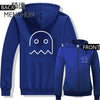 Cute retro games concept  NES game PAC MAN icon printing hoodies PAC MAN game fans hoodie classical gamers ac601