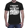 Choose Your Weapon - Gamer Games Retro Classic Console T-Shirt Cool Casual Sleeves Cotton T Shirt Fashion Classic Top Tee