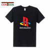 Camiseta Retro gamer T shirt men Xbox Game Vintage playstation T-shirt homme Streetwear tshirt Hip Hop O-neck graphic sweatshirt