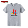 Camiseta Retro gamer T shirt men Xbox Game Vintage playstation T-shirt homme Streetwear tshirt Hip Hop O-neck graphic sweatshirt