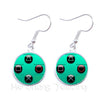 Vintage Video Game Controller Earrings Cool Men Gaming Gamer Jewelry Gift Retro Controller Gamepad Key Picture Drop Earrings