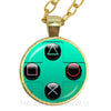 Vintage Video Game Controller Necklace Cool Men Gaming Gamer Jewelry Gift Retro Controller Gamepad Key Picture Sweater chain Gif