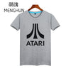 Cool retro gamer t shirts Atari logo printing game fans daily wear comic con t shirts game fans gift summer cotton t shirt ac871