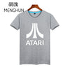 Cool retro gamer t shirts Atari logo printing game fans daily wear comic con t shirts game fans gift summer cotton t shirt ac871