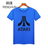 Cool retro gamer t shirts Atari logo printing game fans daily wear comic con t shirts game fans gift summer cotton t shirt ac871