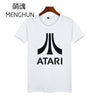 Cool retro gamer t shirts Atari logo printing game fans daily wear comic con t shirts game fans gift summer cotton t shirt ac871