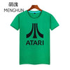 Cool retro gamer t shirts Atari logo printing game fans daily wear comic con t shirts game fans gift summer cotton t shirt ac871