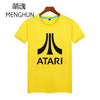 Cool retro gamer t shirts Atari logo printing game fans daily wear comic con t shirts game fans gift summer cotton t shirt ac871