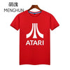 Cool retro gamer t shirts Atari logo printing game fans daily wear comic con t shirts game fans gift summer cotton t shirt ac871