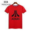 Cool retro gamer t shirts Atari logo printing game fans daily wear comic con t shirts game fans gift summer cotton t shirt ac871