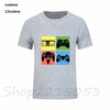 Military video games gamers console gaming retro Controller Men funny 80s 90s tshirts black white t-shirt gift male top t shirts