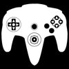 YJZT 14.7CM*13.6CM Personality Retro Controller Gamer Vinyl Black /Silver Car Sticker C22-0366